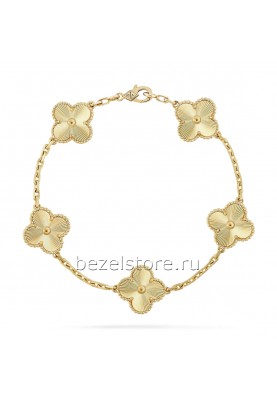 Браслет Van Cleef & Arpels Vintage Alhambra Bracelet 5 Motifs VCARP3JK00