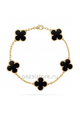Браслет Van Cleef & Arpels Vintage Alhambra Bracelet 5 Motifs VCARA41300