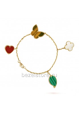 Браслет Van Cleef & Arpels Lucky Alhambra Bracelet 4 Motifs VCARD79600
