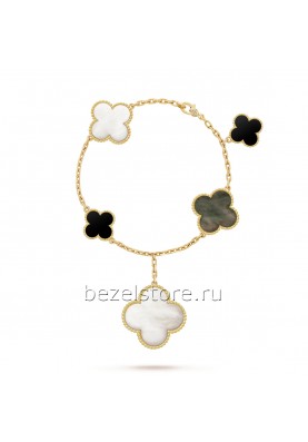 Браслет Van Cleef & Arpels Magic Alhambra Bracelet 5 Motifs VCARD78700