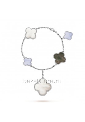Браслет Van Cleef & Arpels Magic Alhambra Bracelet 5 Motifs VCARL62400