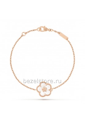 Браслет Van Cleef & Arpels Fauna Lucky Spring Open Plum Blossom Bracelet VCARP9V900