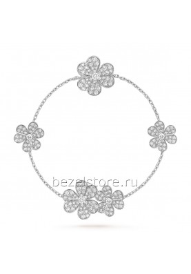 Браслет Van Cleef & Arpels Frivole 5 Flowers Bracelet VCARP6L700