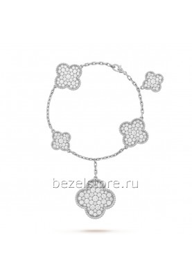 Браслет Van Cleef & Arpels Magic Alhambra Bracelet 5 Motifs VCARN9MQ00
