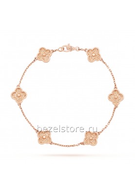 Браслет Van Cleef & Arpels Sweet Alhambra 6 Motifs Bracelet VCARO8DD00