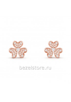 Серьги Van Cleef & Arpels Frivole Earrings, Mini Model VCARP7RJ00