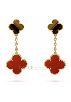 Серьги Van Cleef & Arpels Magic Alhambra Earrings 2 Motifs VCARN5JR00
