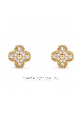 Серьги Van Cleef & Arpels Vintage Alhambra Earrings VCARA44700
