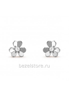 Серьги Van Cleef & Arpels Frivole Earrings, Mini Model VCARP0J600