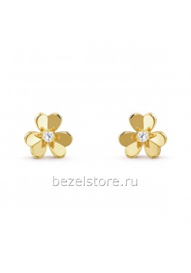 Серьги Van Cleef & Arpels Frivole Earrings, Mini Model VCARP0J300