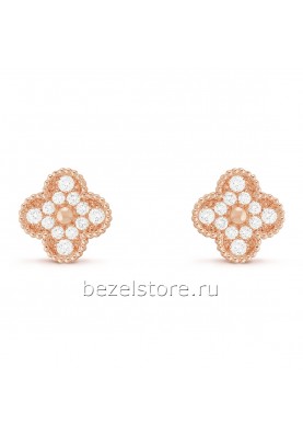 Серьги Van Cleef & Arpels Vintage Alhambra Earrings VCARP2R500