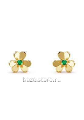 Серьги Van Cleef & Arpels Frivole Earrings, Mini Model VCARP7SD00