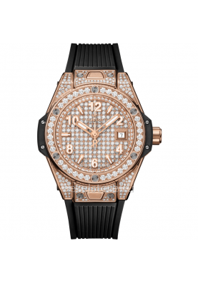 Hublot Big Bang One Click King Gold Full Pave 33 mm 485.OX.9000.RX.1604