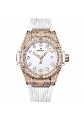 Hublot Big Bang One Click King Gold White Pave 33 mm 485.OE.2210.RW.1604