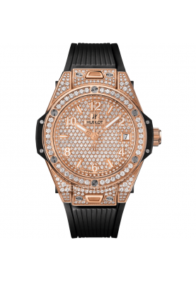 Hublot Big Bang One Click King Gold White Full Pave 39 mm 465.OX.9010.RX.1604