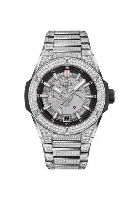 Hublot Big Bang Integrated Time Only Titanium Pave 40 mm 456.NX.0170.NX.3704
