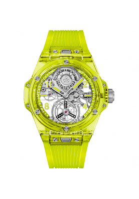 Hublot Big Bang Tourbillon Automatic Yellow Neon Saxem 44 mm 429.JY.0120.RT