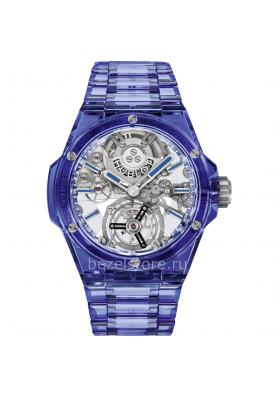 Hublot Big Bang Integrated Tourbillon Full Blue Sapphire 43 mm 455.JL.0120.JL