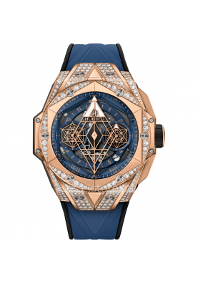 Hublot Big Bang Sang Bleu II King Gold Blue Pave 45 mm 418.OX.5108.RX.1604.MXM20