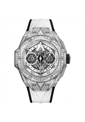 Hublot Big Bang Sang Bleu II Titanium White Pave 45 mm 418.NX.2001.RX.1604.MXM20