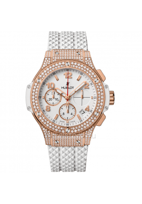 Hublot Big Bang Chronograph Gold White Pave 41 mm 341.PE.230.RW.174