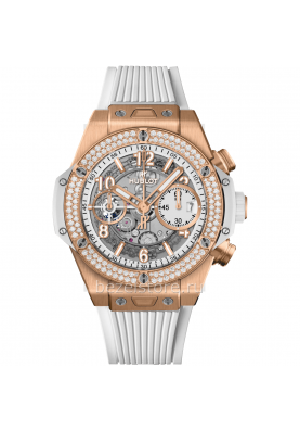 Hublot Big Bang Unico King Gold White Pave 42 mm 441.OE.2011.RW.1104