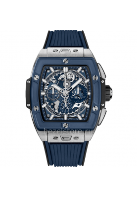Hublot Spirit of Big Bang Chronograph Titanium Ceramic Blue 42 mm 642.NL.7170.RX