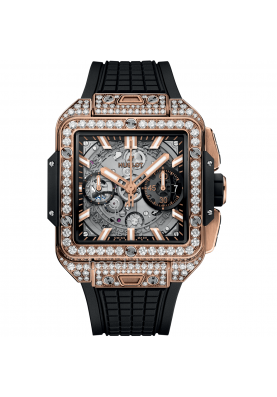 Hublot Square Bang Unico King Gold Pave 42 mm 821.OX.0180.RX.1604