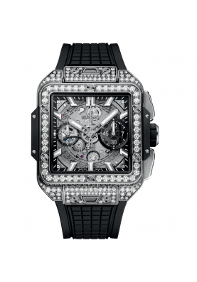 Hublot Square Bang Unico Titanium Pave 42 mm 821.NX.0170.RX.1604