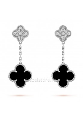 Серьги Van Cleef & Arpels Magic Alhambra 2 Motifs Earrings VCARP2RA00