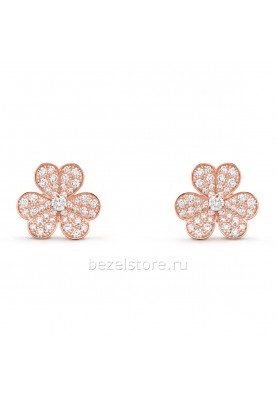 Серьги Van Cleef & Arpels Frivole Earrings, Small Model VCARP7RM00