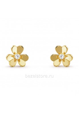 Серьги Van Cleef & Arpels Frivole Earrings, Mini Model VCARP0J300