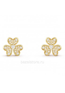 Серьги Van Cleef & Arpels Frivole Earrings, Mini Model VCARP24200