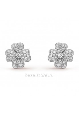 Серьги Van Cleef & Arpels Flora Cosmos Earrings, Small Model VCARO68N00