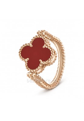 Реверсивное кольцо Van Cleef & Arpels Magic Alhambra Reversible Ring VCARP7U500