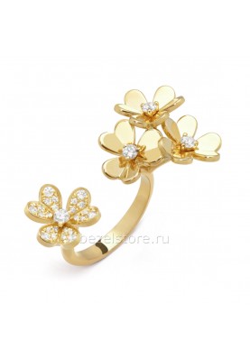 Кольцо на два пальца Van Cleef & Arpels Frivole Between the Finger Ring VCARP3W500