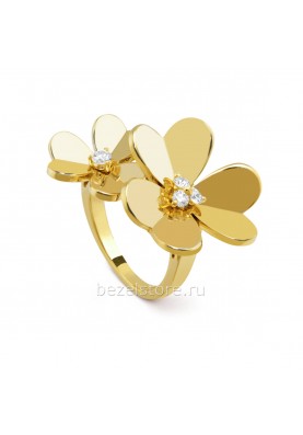 Кольцо на два пальца Van Cleef & Arpels Frivole Between the Finger Ring VCARB67600
