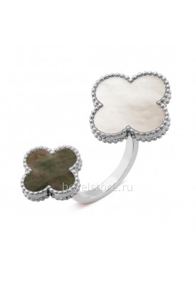 Кольцо на два пальца Van Cleef & Arpels Magic Alhambra Between The Finger Ring VCARN05600