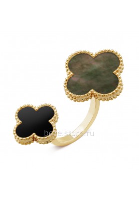 Кольцо на два пальца Van Cleef & Arpels Magic Alhambra Between The Finger Ring VCARN05700