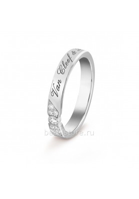 Обручальное кольцо Van Cleef & Arpels Toujours Signature Etoiles Wedding Band, 3 mm VCARP5YV00