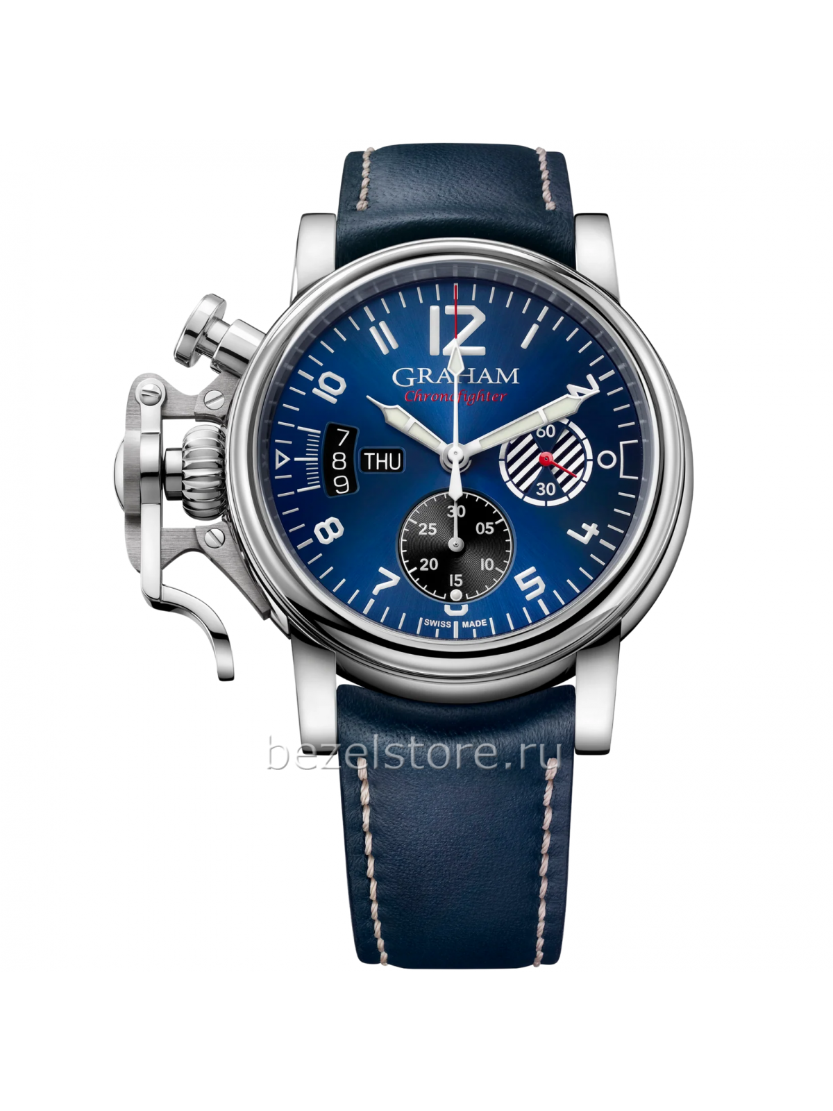 Graham Chronofighter Vintage Blue 44 mm 2CVAS.U21A