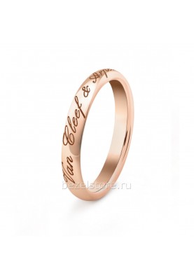 Обручальное кольцо Van Cleef & Arpels Tendrement Signature Wedding Band VCARP5MT00