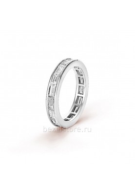 Обручальное кольцо Van Cleef & Arpels Romance Wedding Band Baguette-Cut VCARC18900
