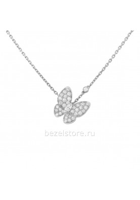 Подвеска Van Cleef & Arpels Fauna Two Butterfly Pendant VCARO3M400