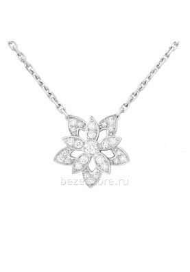 Подвеска Van Cleef & Arpels Flora Lotus Openwork Pendant, Mini Model VCARP0ZW00