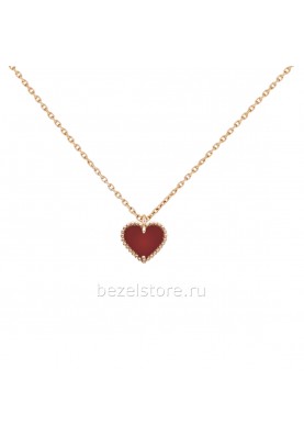 Подвеска Van Cleef & Arpels Sweet Alhambra Heart Pendant VCARN59N00
