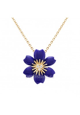Подвеска Van Cleef & Arpels Flora Rose de Noel Pendant, Mini Model VCARP7T200