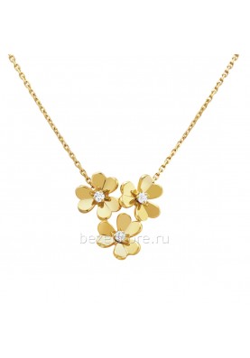 Подвеска Van Cleef & Arpels Frivole 3 Flowers Pendant, Mini Model VCARP2DU00