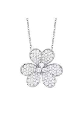 Брошь-подвеска Van Cleef & Arpels Frivole Clip Pendant, Very Large Model VCARP6L600