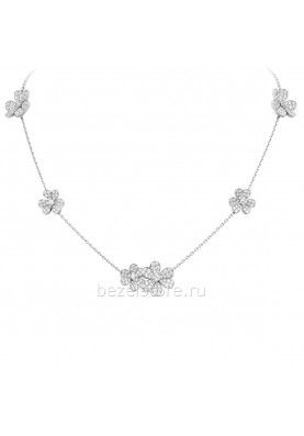 Колье Van Cleef & Arpels Frivole 9 Flowers Necklace VCARN25400